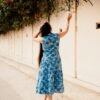 DSC03126-scaled-1.jpg Blue Bloom Floral Cotton Summer Dress