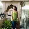 DSC08067-scaled-1.jpg Olive Green White Cotton Strap Top