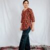JAT02736-scaled-1.jpg Black Red Floral Cotton Top