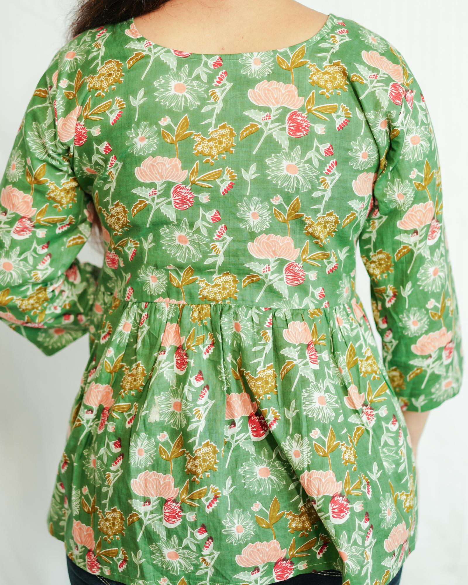 Untitled-design.zip-2.png Green Meadow Floral Cotton Top
