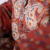 Rust Paisley Cotton Kurta Set