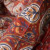 Rust Paisley Cotton Kurta Set