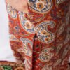 Rust Paisley Cotton Kurta Set