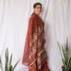 Rust Paisley Cotton Kurta Set