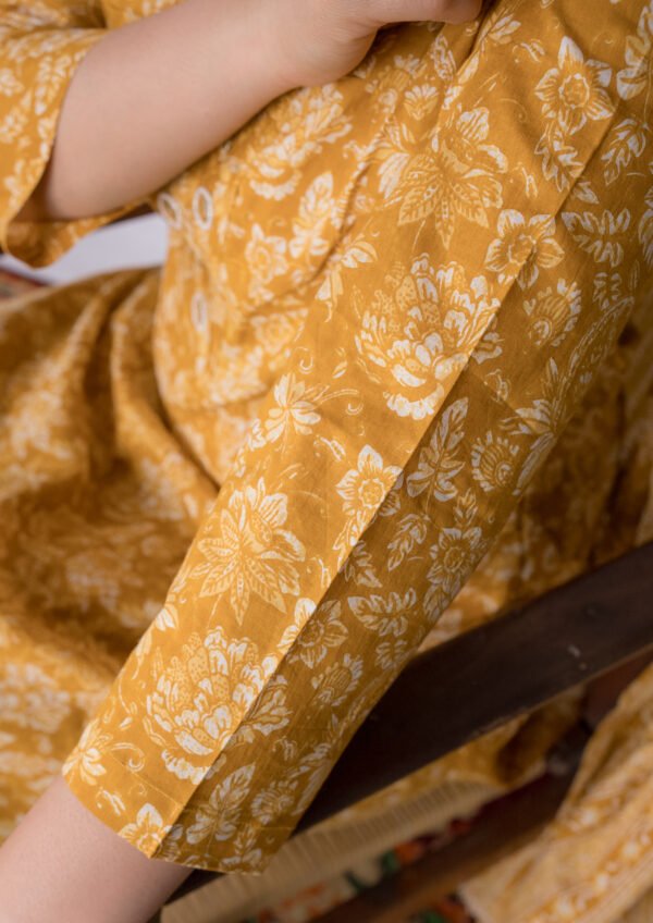 Sunshine Floral Cotton Kurta