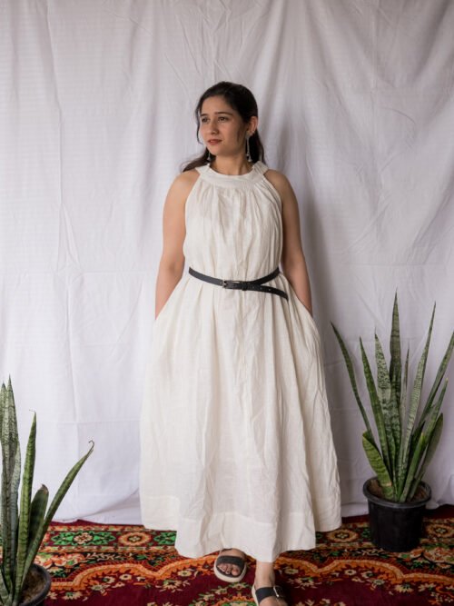Lvory Minimal Muse Cotton Midi Dress