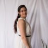 DSC01085 Lvory Minimal Muse Cotton Midi Dress